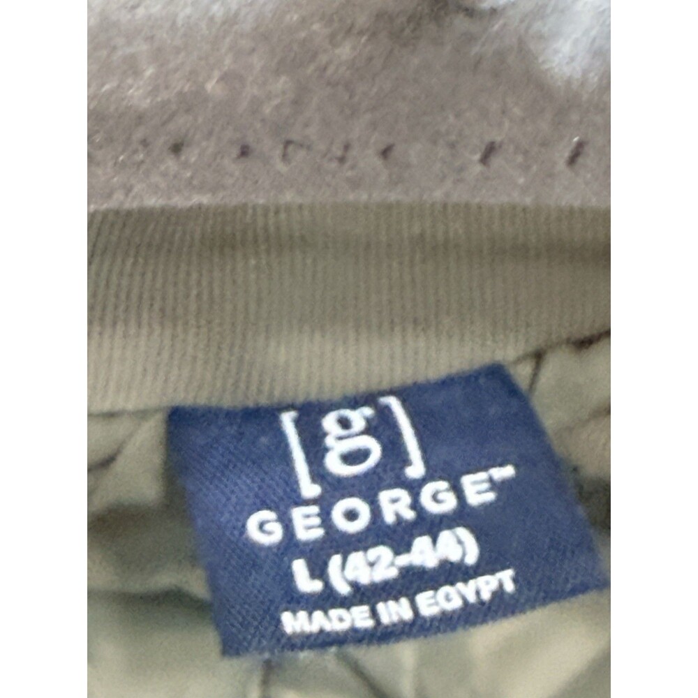 George Men’s Olive Green Bomber Jacket | Large (42-44) - Picture 3 of 7